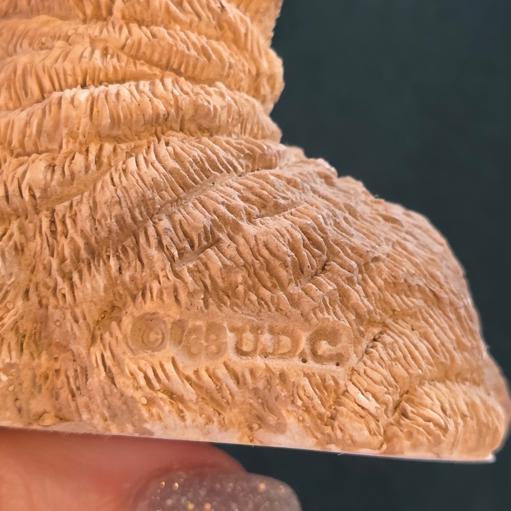United Design Corp Shar Pei Figurine Small Tan Good 1988 UDC Dog Sculpture - Picture 7 of 7